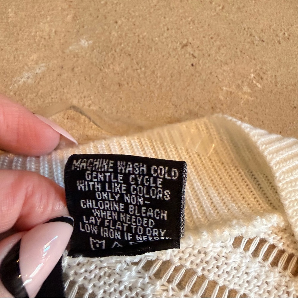 Nina Leonard Cream Open-Front Shrug - Picture 7 of 8